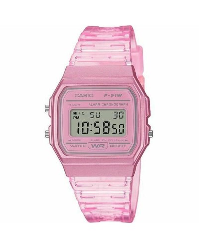 Men's Watch Casio F-91WS-4EF Pink