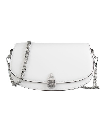 Umhängetasche Michael Kors Mila Weiß 23 x 12 x 6 cm