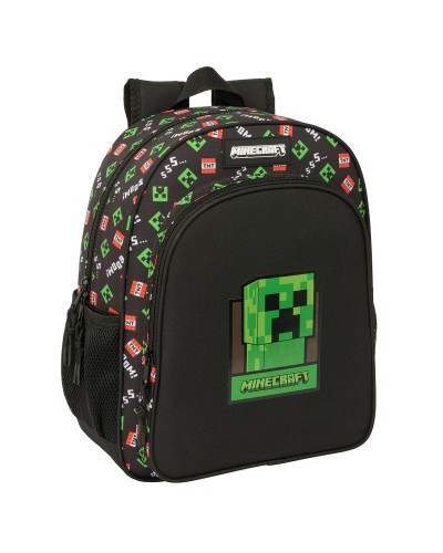 Skolryggsäck Minecraft Svart 32 x 38 x 12 cm