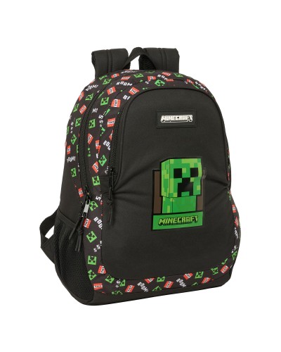 Schulrucksack Minecraft Schwarz 32 x 44 x 16 cm