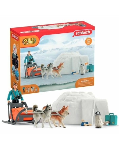 Playset Schleich 42558 Wild Life Antarctica Expedition Set 16 Piezas 19 piezas