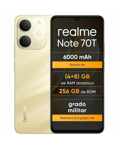 Smartphone Realme NOTE 70T 6,74" Octa Core 4 GB RAM 256 GB Guld