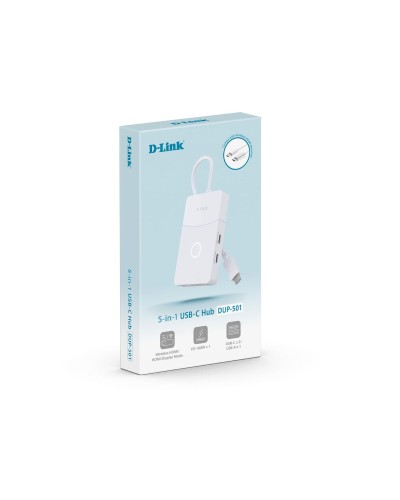USB Hub D-Link DUP-501 White