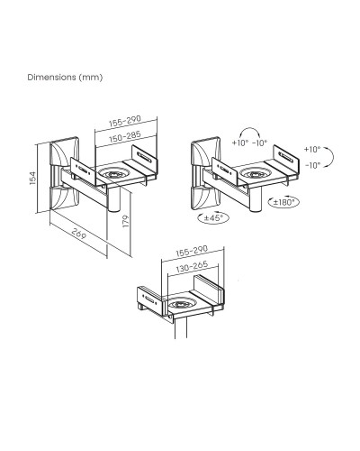 HDMI-kaapeli Aisens SPK05U-421 Musta
