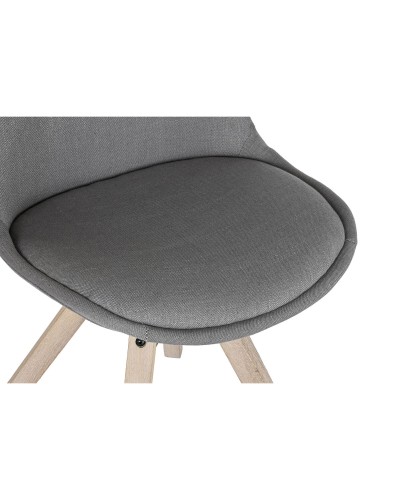 Ruokatuoli DKD Home Decor Harmaa (Kunnostetut Tuotteet A)