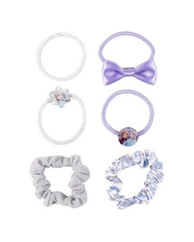 Hårsnoddar Frozen Multicolour 6 antal