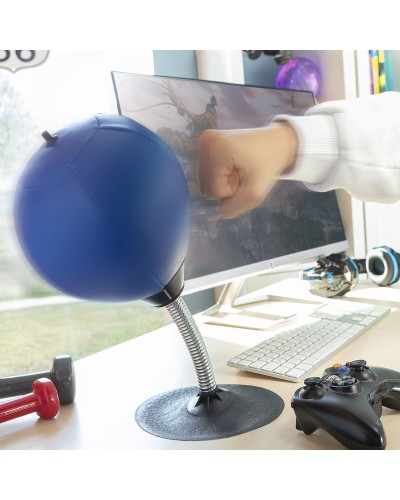 Opblaasbare boksbal tegen stress voor op het bureau Hittres InnovaGoods
