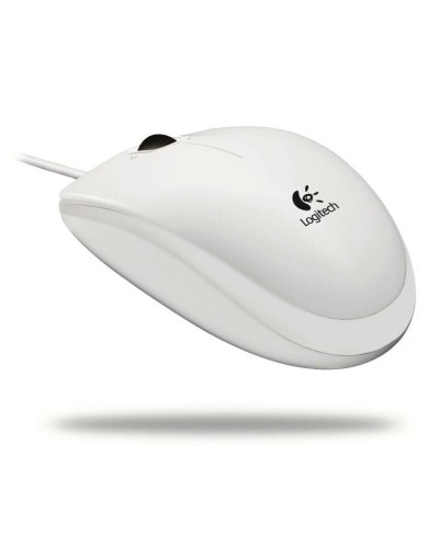 Optisk Mus Logitech B100 Vit 800 dpi (1 antal)