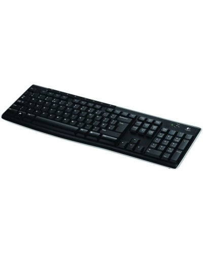Drahtlose Tastatur Logitech K270 Schwarz Qwerty Spanisch 2.4 GHz