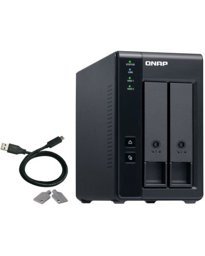 Almacenamiento en Red NAS Qnap TR-002 Negro
