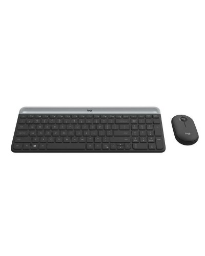 Tastatur mit Maus Logitech 920-009198 Schwarz Qwerty Spanisch
