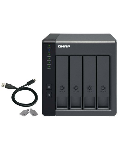 Nätlagringsenhet NAS Qnap TR-004 Svart