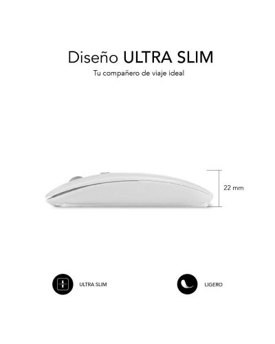 Muis Subblim SUBMO-DFLAT21 Wit 1600 dpi