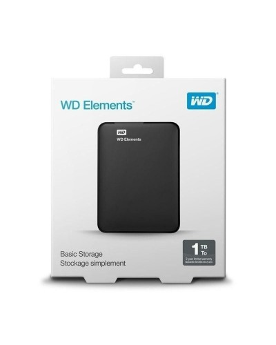 Externe Festplatte Western Digital WD Elements Portable Schwarz 1 TB