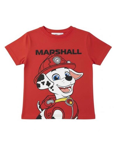 T shirt à manches courtes Enfant The Paw Patrol Rouge