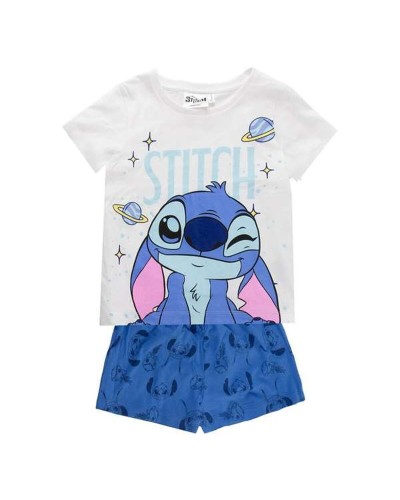 Pyjamas Barn Stitch Vit