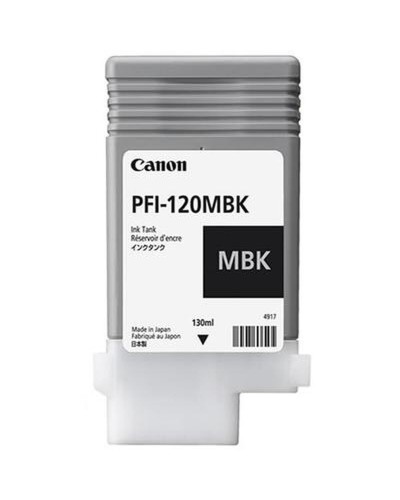 Originele inkt cartridge Canon PFI-120 MBK Zwart Mat zwart