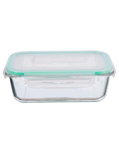 Lunch box Castey C-ABO1040 Transparent Borosilicate Glass Rectangular 1040 ml