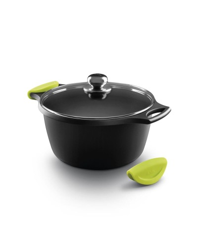 Casserole avec Couvercle Castey F3 IO24 24CM Noir 1,8 L