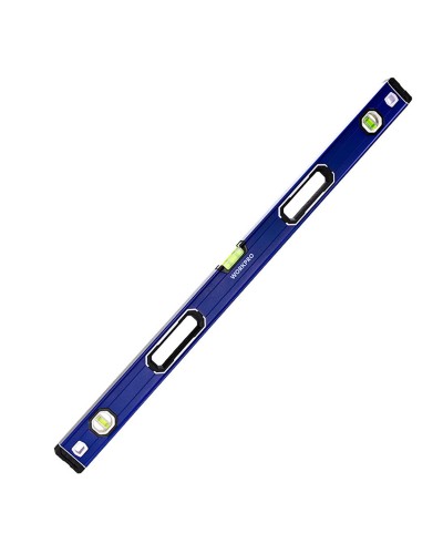 Nivel magnético Workpro de 60 cm con base de aluminio, ideal para carpintería y trabajos de bricolaje.
