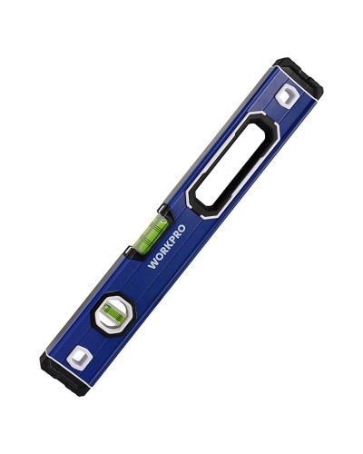 Livello a Bolla Magnetico Workpro Alluminio, 40 cm