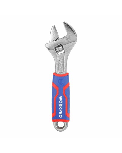 Workpro 6-inch (15 cm) Adjustable Wrench with Contoured Handle
