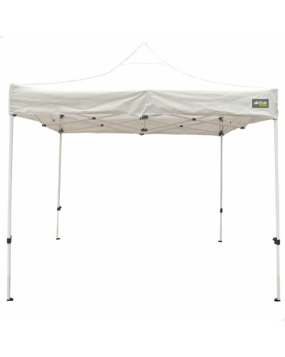 Gazebo Aktive 300 x 300 x 220 cm Bianco Pieghevole Altezza regolabile