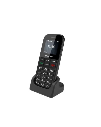 Matkapuhelin senioreille Denver Electronics BAS-18800L Musta 1,77"