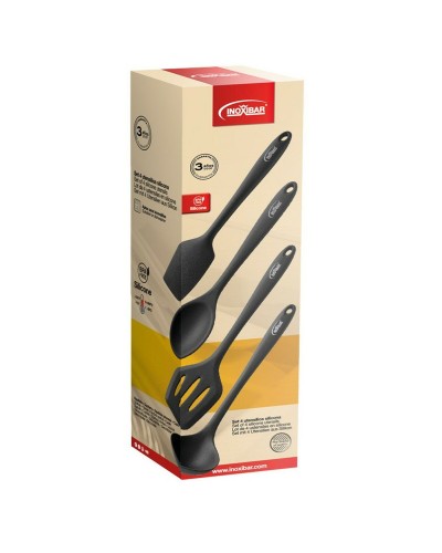 Utensilios de cocina Inoxibar 35391 Silicona (4 Unidades)