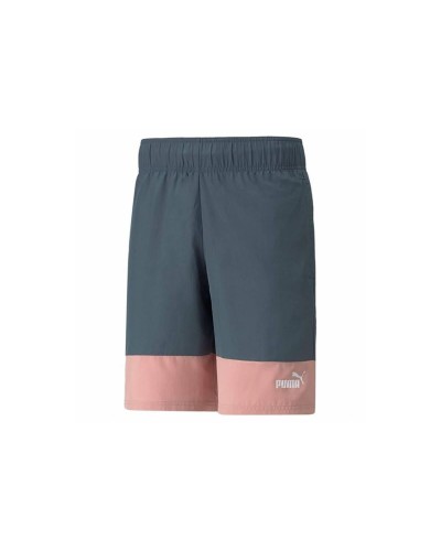 Short de Sport pour Homme Puma Power Colorblock Gris foncé