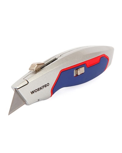 Cutter Workpro Gegoten aluminium 16,5 x 4,1 x 2,8 cm
