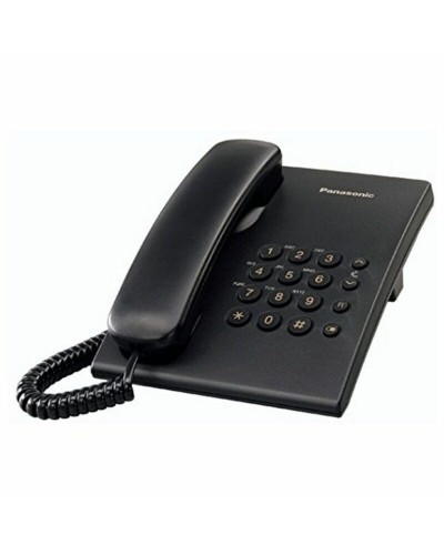 Markkabeltelefon Panasonic KX-TS500EXB Svart