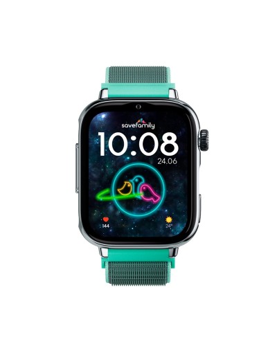 Montre intelligente SaveFamily Vert Argenté