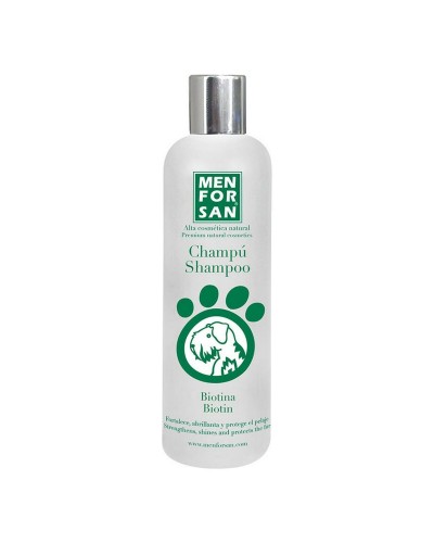 Shampoo per animali domestici Menforsan Cane Vitamina B7 51 x 37 x 33 cm 300 ml