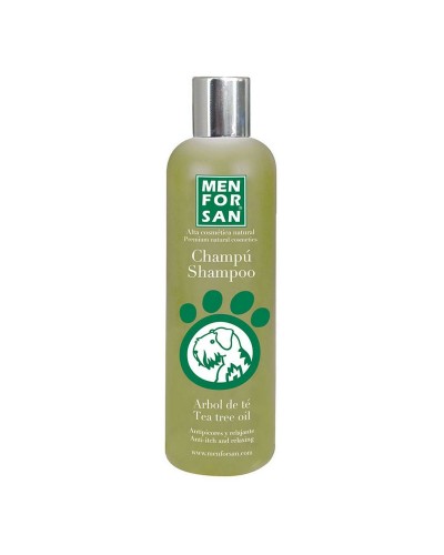 Shampoo für Haustiere Menforsan Teebaum 300 ml Karamell