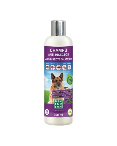 Champú para mascotas Menforsan 300 ml Repelente de insectos Perro