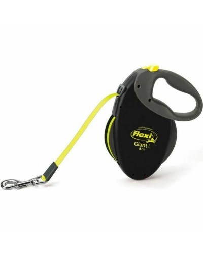 Correa para Perro Flexi Neon Giant L Negro 8 m