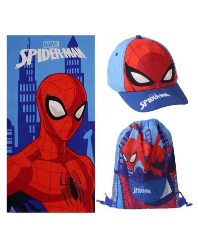 Strandbadetuch Spider-Man Blau 70 x 140 cm