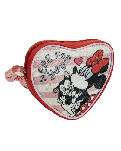 Umhängetasche Minnie Mouse Rot 15,0 x 14,0 x 4,0 cm