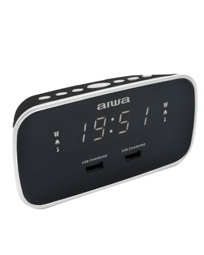 Radio Sveglia Aiwa CRU19BK Nero