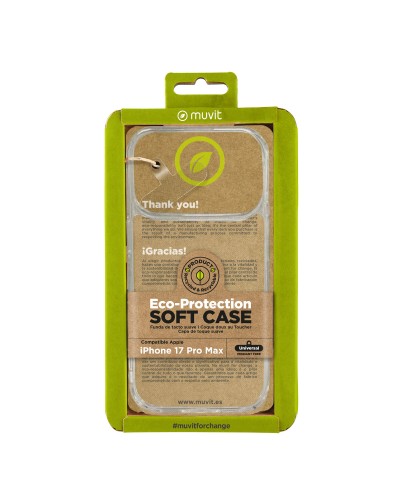 Custodia per Cellulare Muvit for Change Apple iPhone 17 Pro Max Trasparente