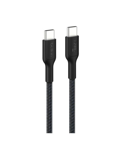 Cavo USB-C con USB-C Belkin CAB025HQ1MBK Nero 1 m Ricarica veloce