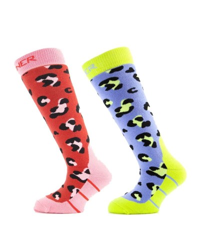 Pack de calcetines Sinner Animal Pack 2 pares Estampado animal Multicolor