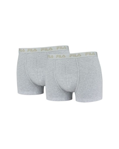 Men's Boxer Shorts Fila Sportswear Fila Man G Grey 2 Units