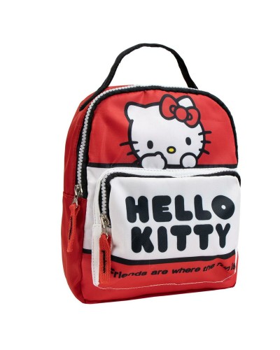 Zaino Scuola Hello Kitty Rosso 19,0 x 23,0 x 8,0 cm