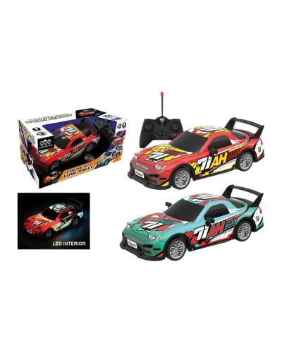 Remote-Controlled Car Red Green 26 x 11 x 7 cm