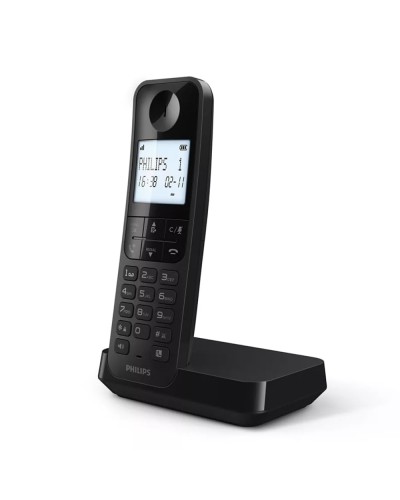 Kabelloses Telefon Philips D2701B Schwarz