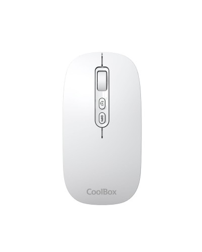 Schnurlose Mouse CoolBox COO-MOU-W02-W Weiß 1600 dpi