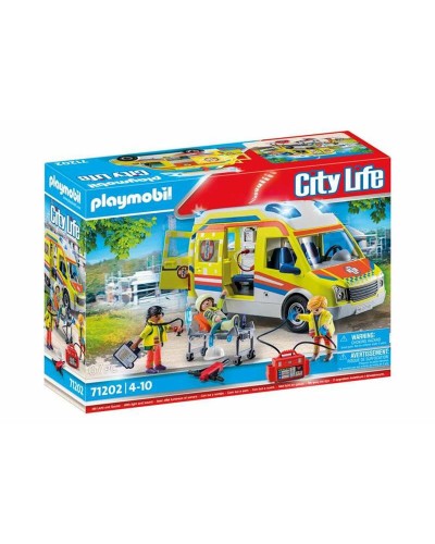 Playset Playmobil 71202 City Life Ambulance 67 Kappaletta