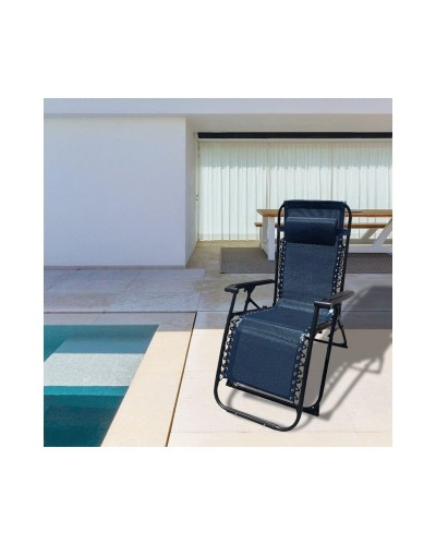 Silla Plegable Marbueno 90 x 108 x 66 cm Azul